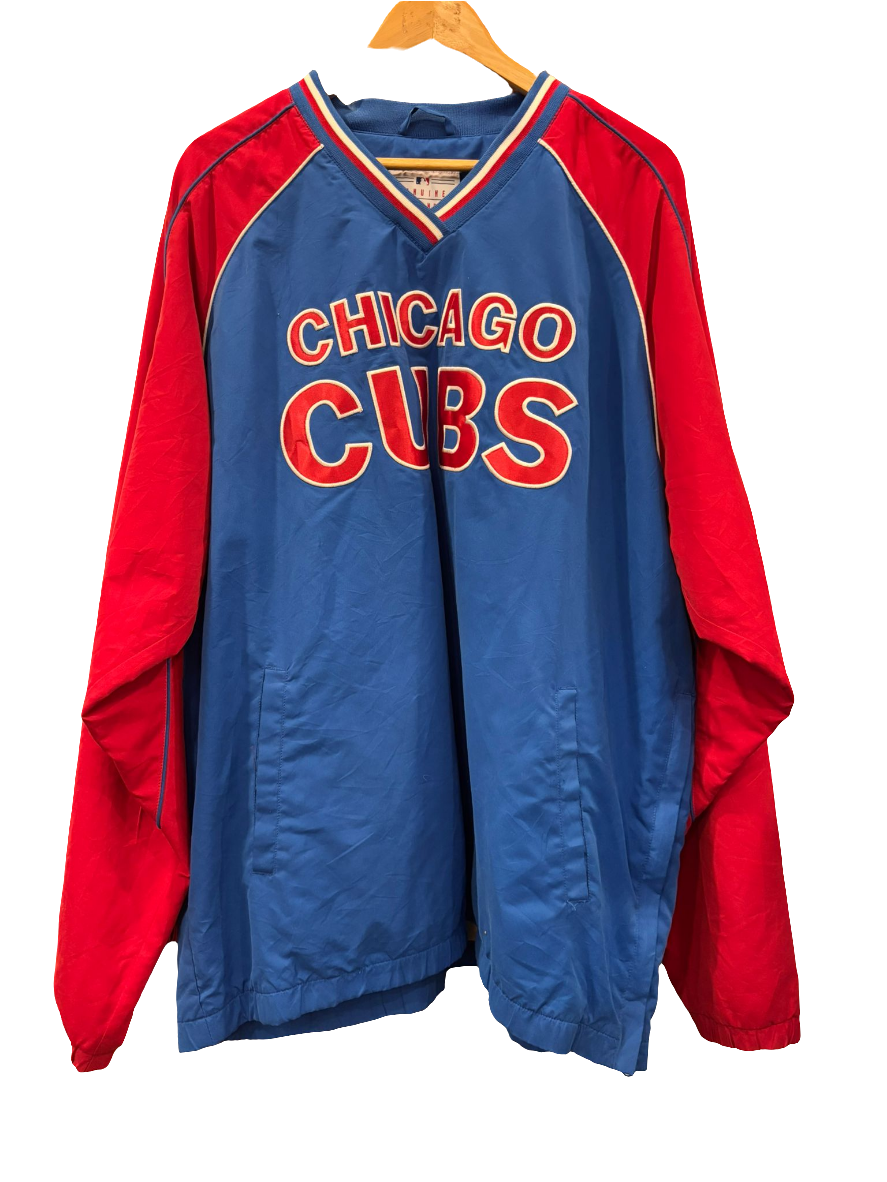 Chicago Cubs Pullover Royal Blue/Red