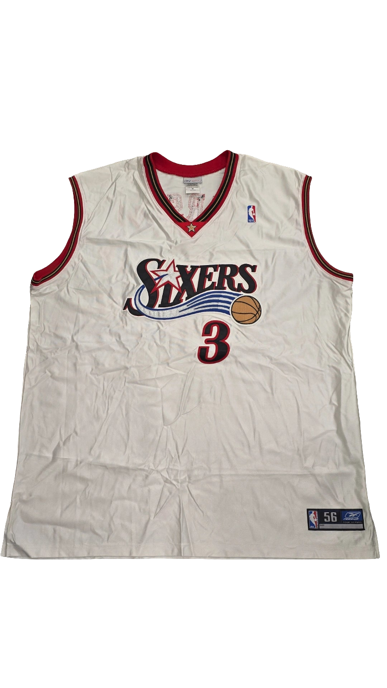 Authentic Reebok Allen Iverson Philadelphia 76ers On-Court Jersey