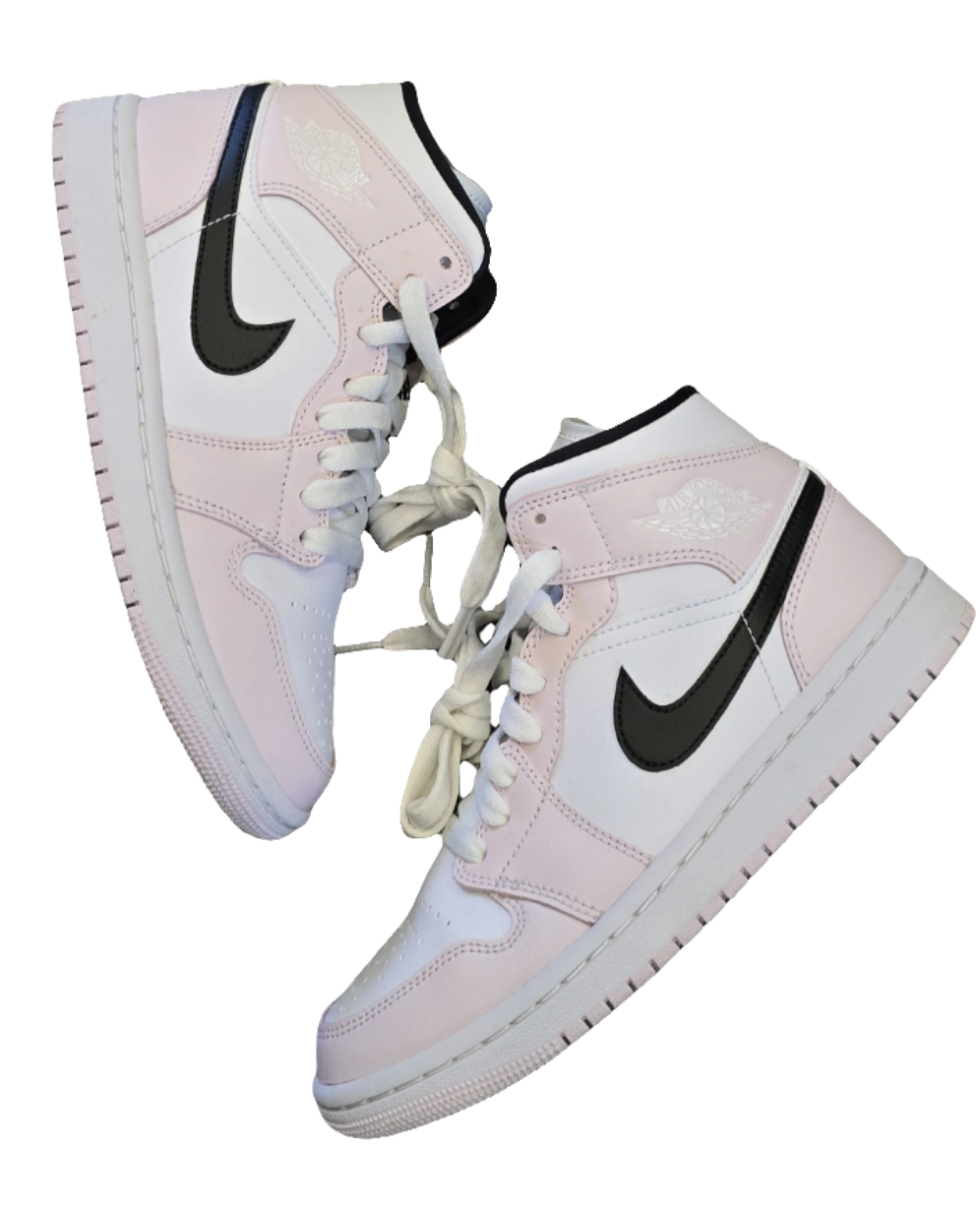 Jordan 1 Mid Barely Rose