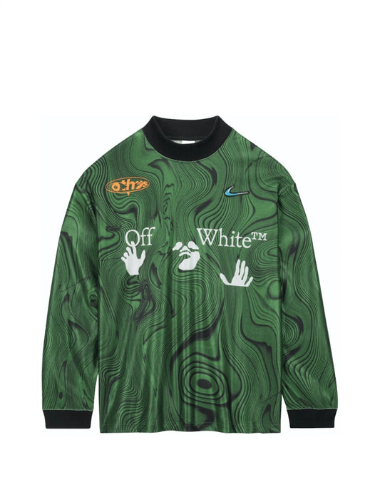 Nike x Off-White Allover Print Jersey Kelly Green