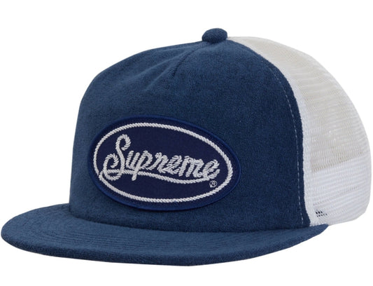 SUPREME TERRY MESH BACK 5-PANEL BLUE