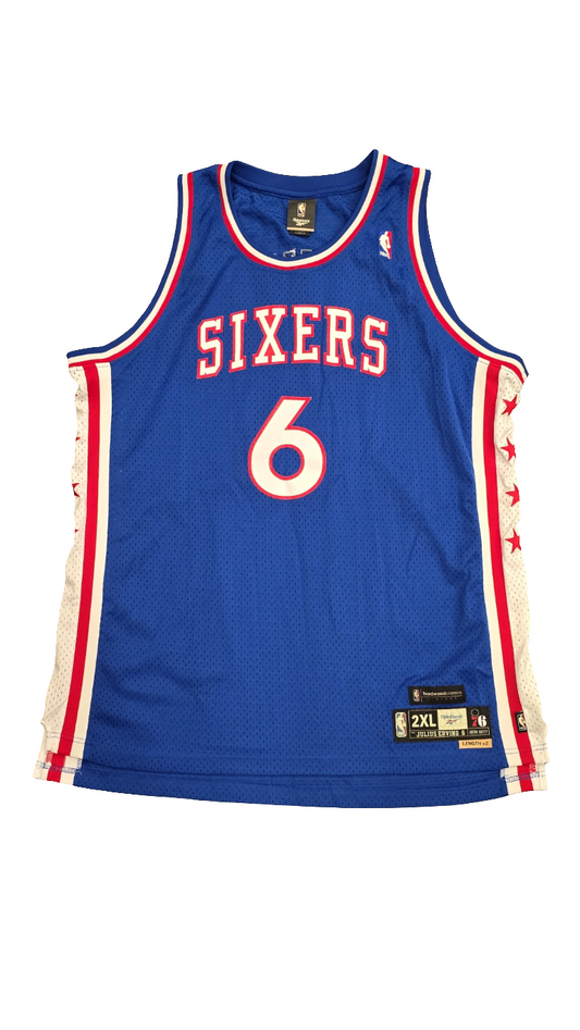 Authentic Reebok Hardwood Classic Julius Erving Philadelphia 76ers Jersey