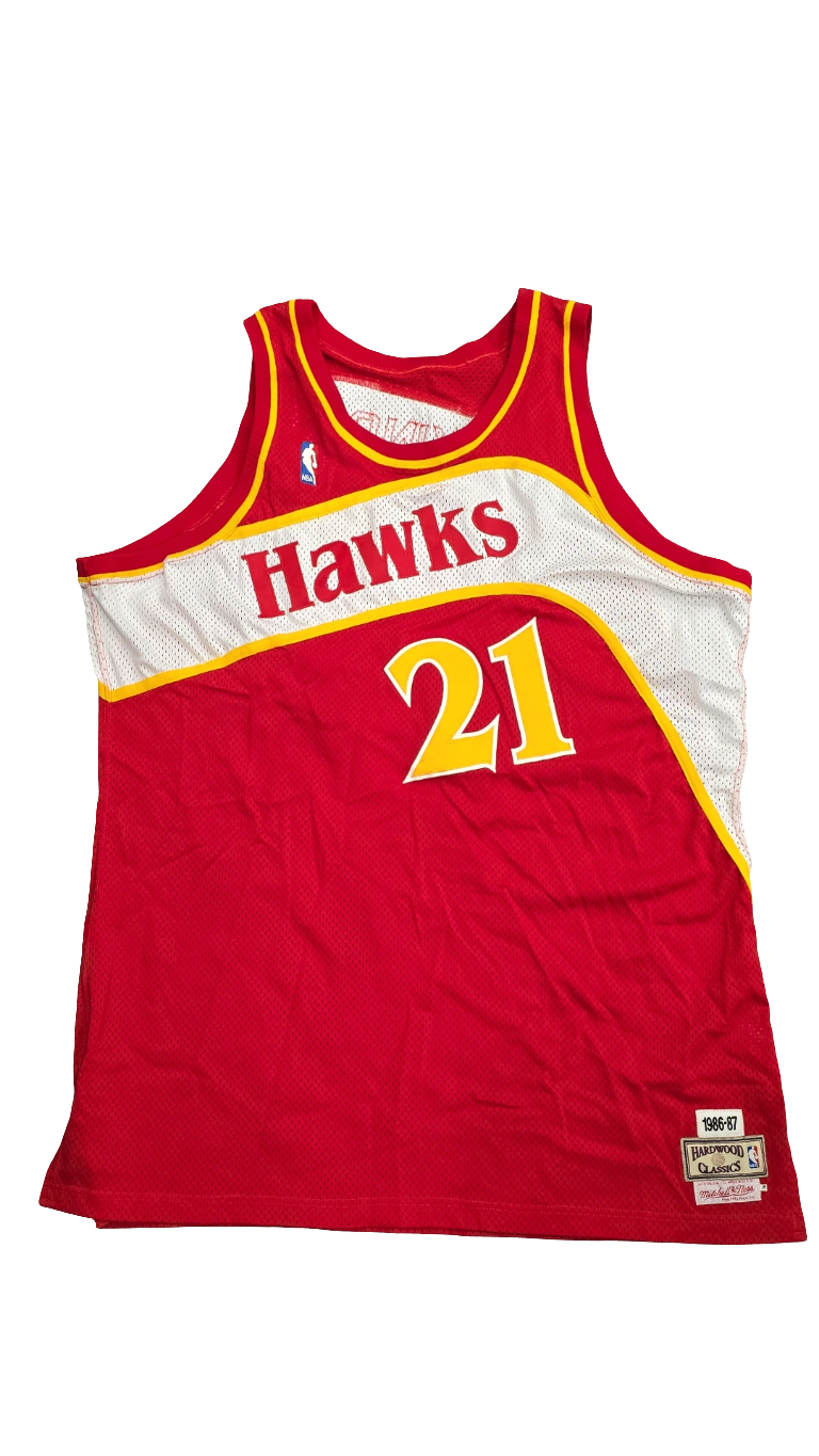 Authentic Mitchelle & Ness Dominique Wilkins Atlanta Hawks Jersey