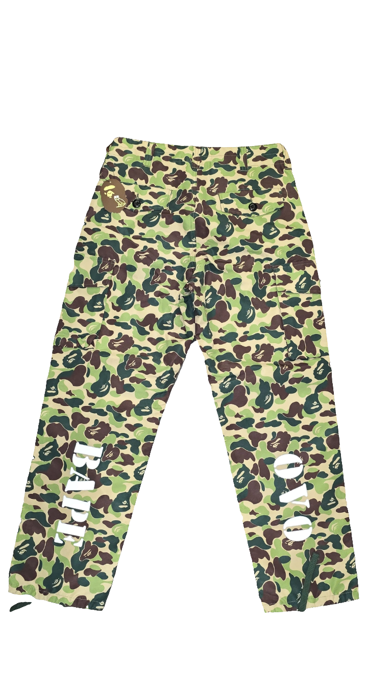 BAPE x OVO ABC Camo 6 Pocket Pants Green