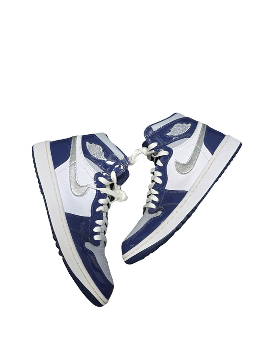 Jordan 1 Retro High Golf Patent Midnight Navy