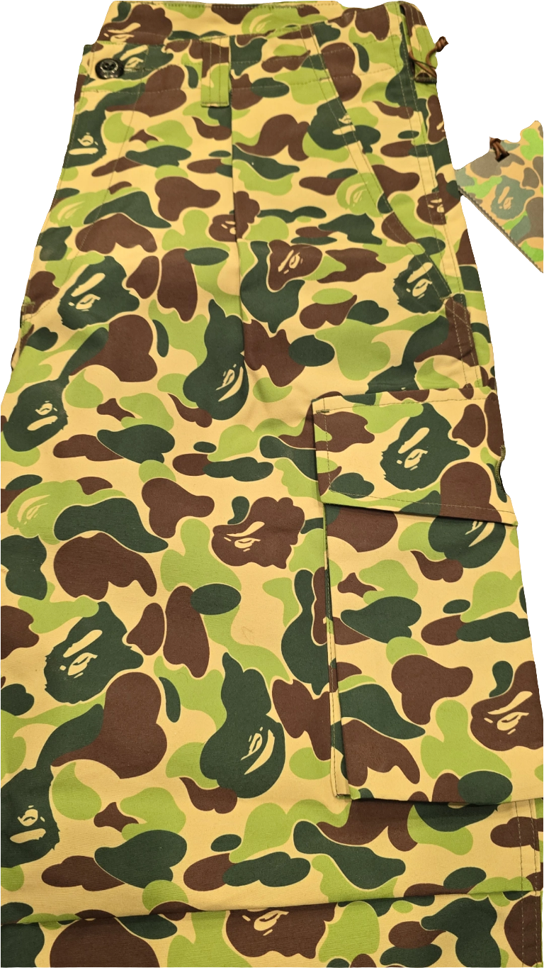 BAPE x OVO ABC Camo 6 Pocket Pants Green