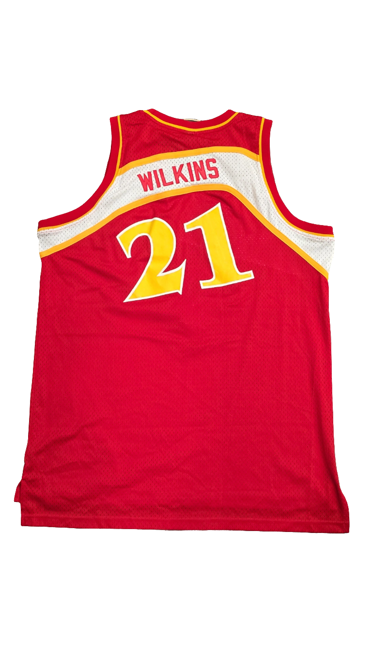 Authentic Reebok Hardwood Classics Dominique Wilkins Atlanta Hawks Jersey