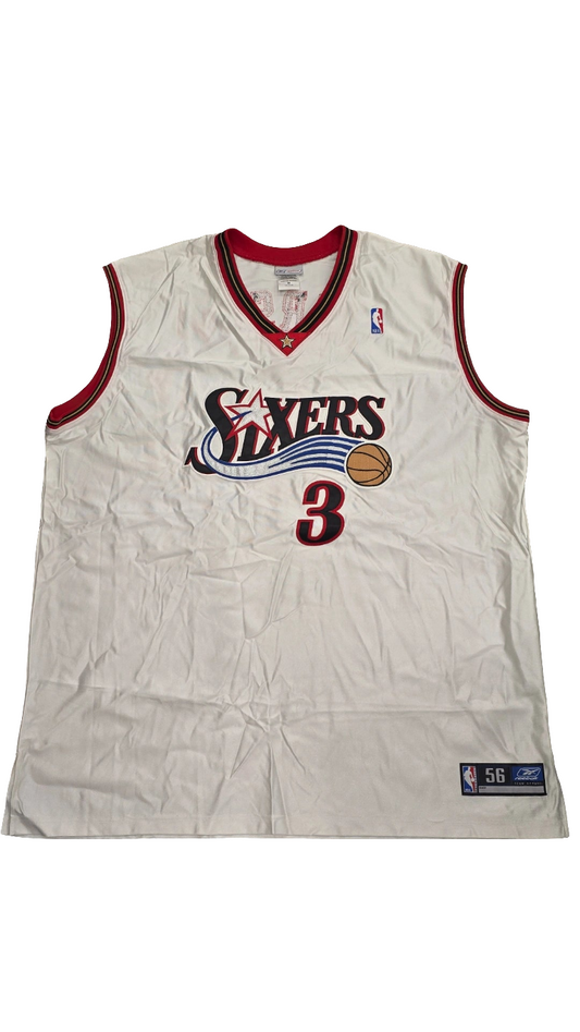 Authentic Reebok Allen Iverson Philadelphia 76ers On-Court Jersey