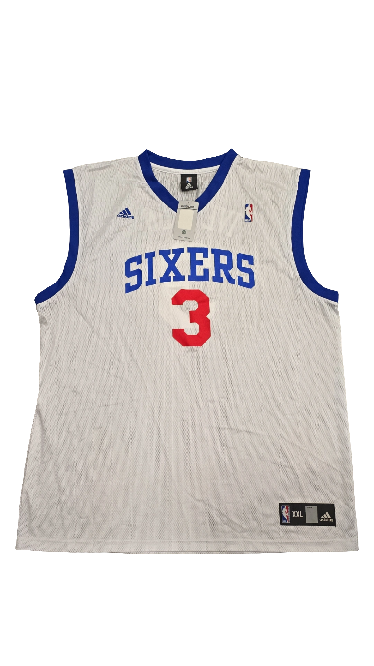 Authentic Adidas Allen Iverson Philadelphia 76ers Jersey