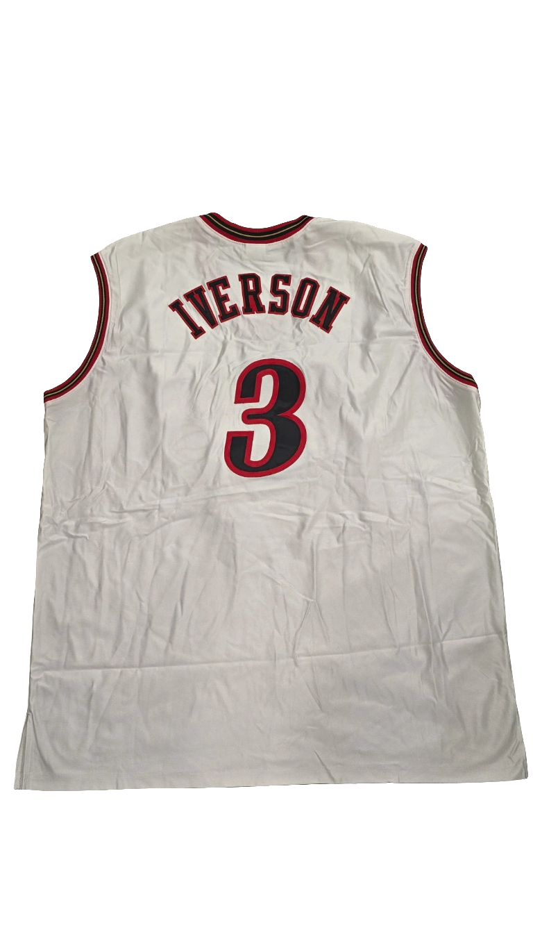 Authentic Reebok Allen Iverson Philadelphia 76ers On-Court Jersey