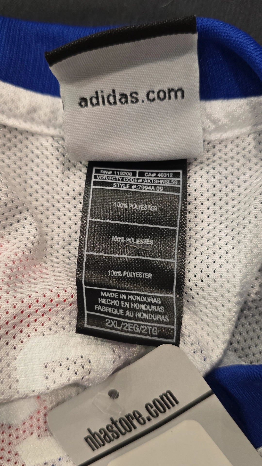 Authentic Adidas Allen Iverson Philadelphia 76ers Jersey