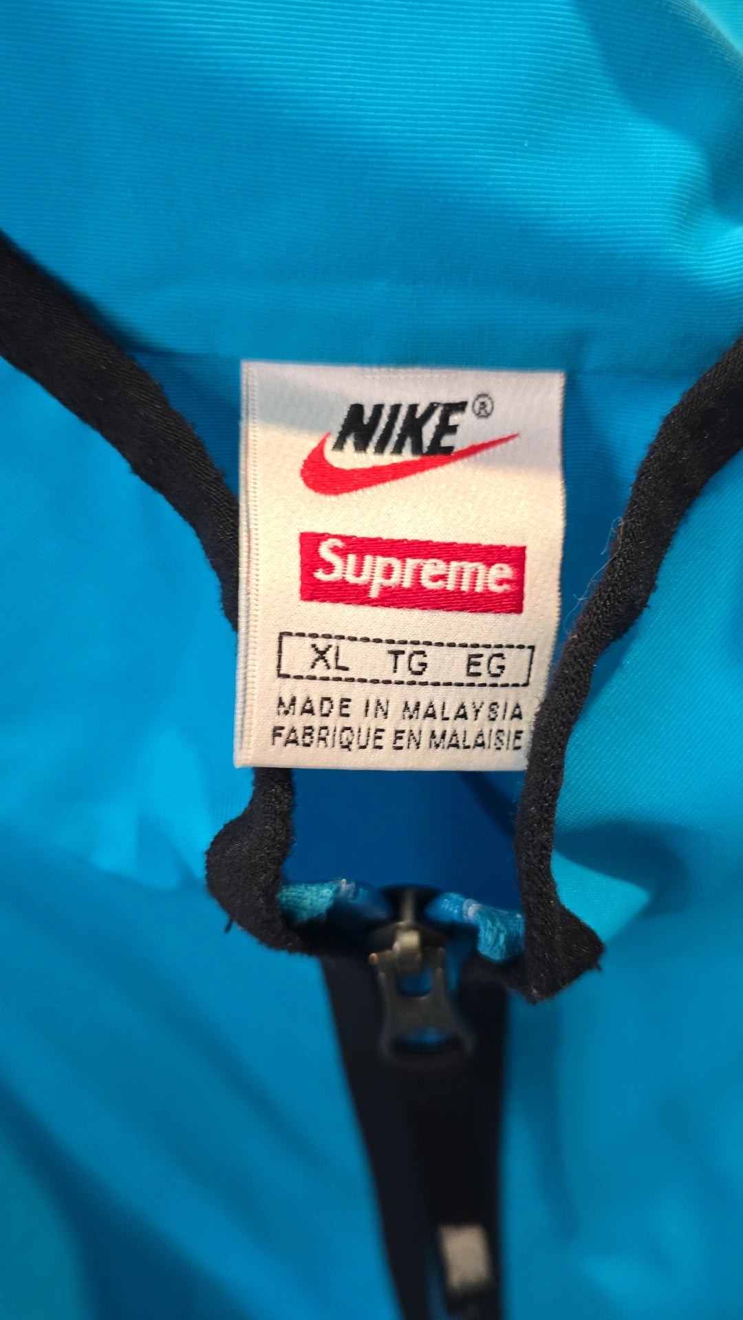 Supreme x Nike Full Zip Windbreaker