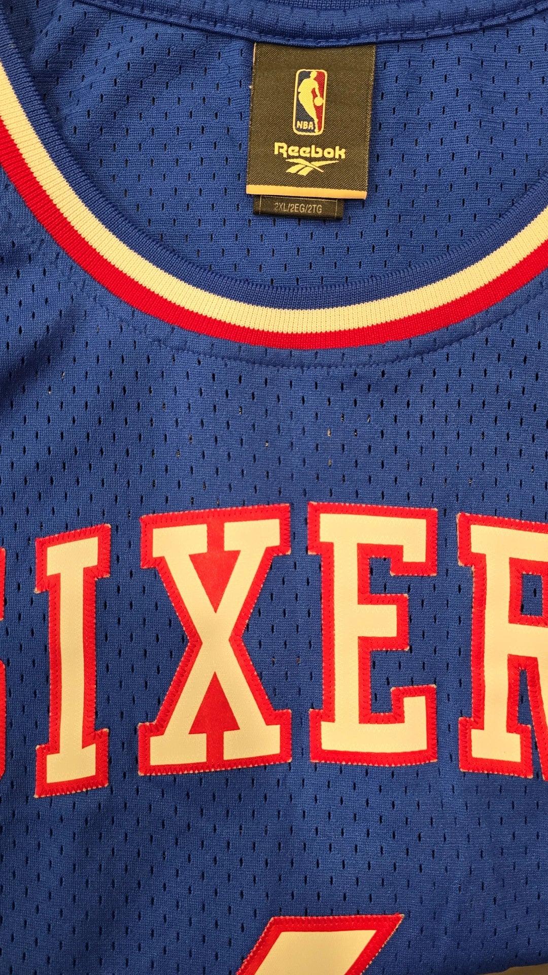 Authentic Reebok Hardwood Classic Julius Erving Philadelphia 76ers Jersey